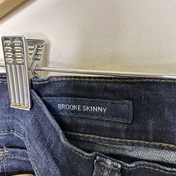 Lucky Brand Jeans Brooke Skinny Jeans Size 00/24 Dark Blue Wash - Picture 4 of 10